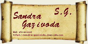 Sandra Gazivoda vizit kartica